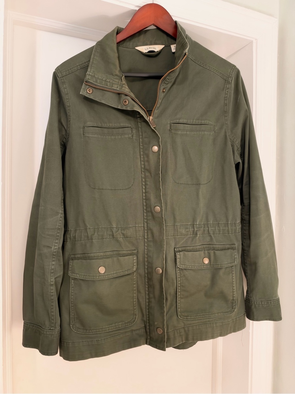L.L. Bean Olive Green BeanFlex Utility Jacket